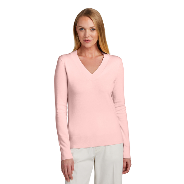 Brooks Brothers® Women’s Cotton Stretch V-Neck Sweater