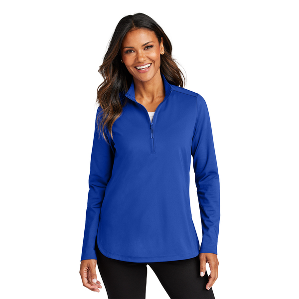 Port Authority® Ladies C-FREE® Double Knit 1/4-Zip